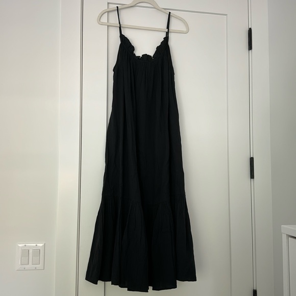 NWT Jcrew Black Flowy Dress - Picture 5 of 7